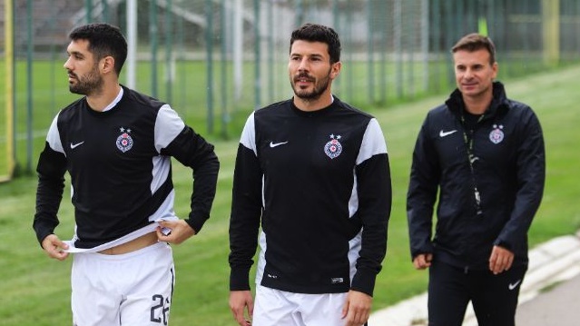 Miljković, Jojić i Stanojević (© FK Partizan)